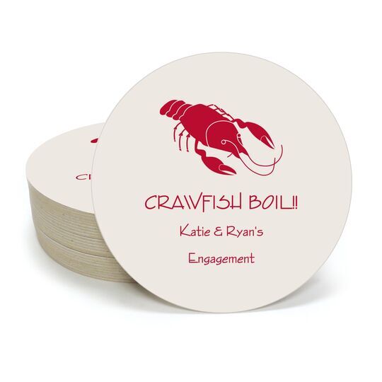 Crawfish Round Coasters